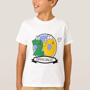 Camiseta Logotipo oficial de cumpleaños 20