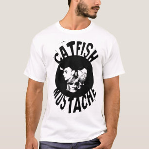 Camiseta logotipo original del bigote del siluro