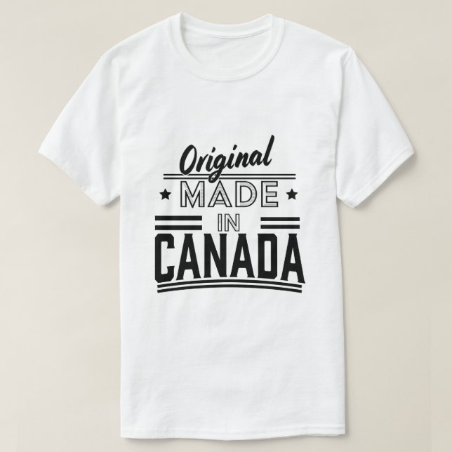 Camiseta Logotipo original Hecho en Canadá (Diseño del anverso)
