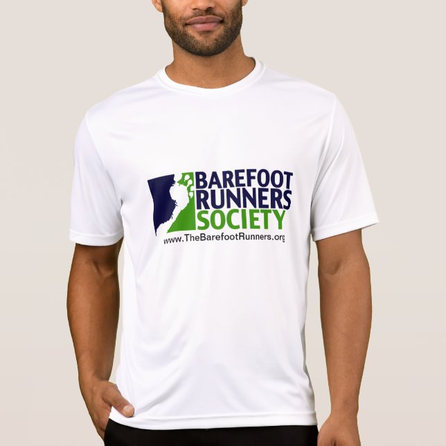 Camiseta logotipo para hombre de la microfibra+URL (Anverso)