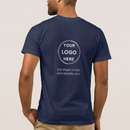 Camiseta Logotipo | Personal de Navy Business Moderno Compa