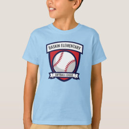 Camiseta Logotipo personalizado de béisbol de sóftbol