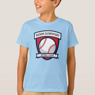Camiseta Logotipo personalizado de béisbol de sóftbol