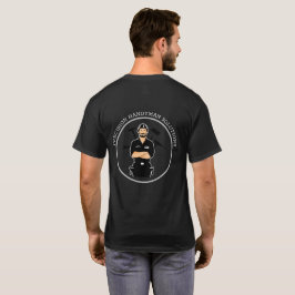 Camiseta logotipo personalizado de construcción de fontaner