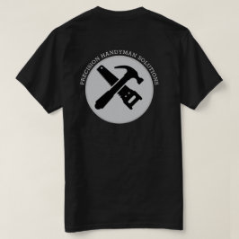 Camiseta logotipo personalizado de construcción de fontaner
