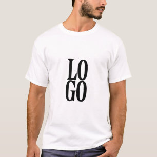 Camiseta Logotipo personalizado de empresa o negocio en bla