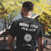 Logotipo personalizado de equipo de filmación con
