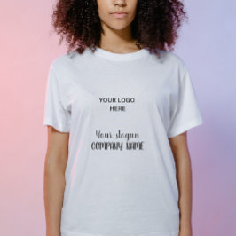 Camiseta Logotipo personalizado simple negocio