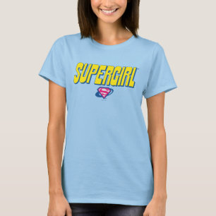 Camiseta Logotipo Pop Supergirl