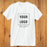 Camiseta Logotipo profesional simple<br><div class="desc">Añade tu logotipo.</div>