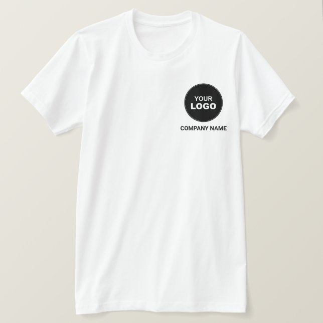 Camiseta Logotipo promocional profesional personalizado (Anverso del diseño)