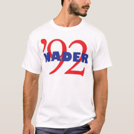 Camiseta Logotipo Ralph Nader 1992 de la campaña del
