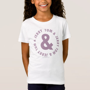 Camiseta Logotipo redondo 10 de Tom y Jerry