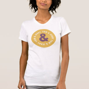 Camiseta Logotipo redondo 3 de Tom y Jerry