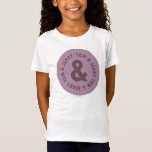 Camiseta Logotipo redondo 7 de Tom y Jerry