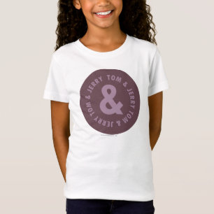 Camiseta Logotipo redondo 9 de Tom y Jerry