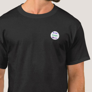 Camiseta Logotipo redondo personalizado corporativo emplead