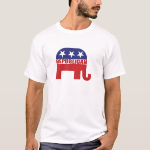 Camiseta Logotipo republicano del elefante