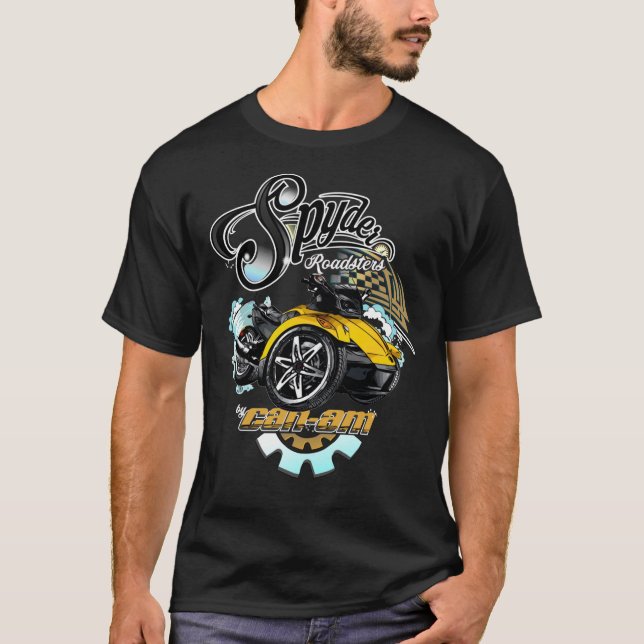 Camiseta Logotipo retro de Can-Am Spyder Roadsters   (Anverso)