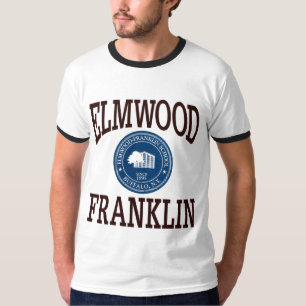 Camiseta Logotipo retro de la casa de Elmwood Franklin