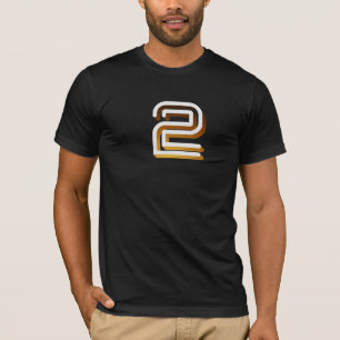 Camiseta Logotipo retro de la identificación de la