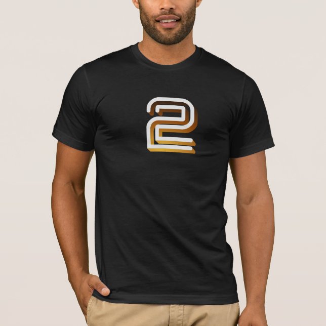 Camiseta Logotipo retro de la identificación de la (Anverso)