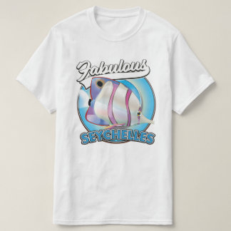 Camiseta Logotipo retro de Seychelles fabuloso