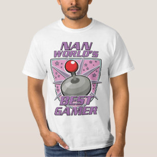 Camiseta Logotipo retro del mejor jugador de Nan World