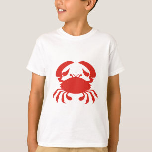 Camiseta Logotipo rojo del cangrejo