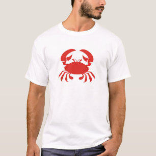 Camiseta Logotipo rojo del cangrejo