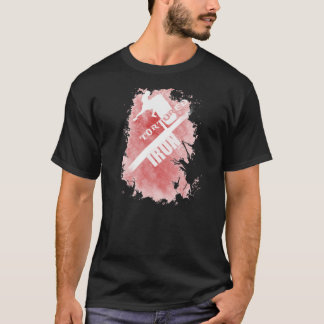 CAMISETA LOGOTIPO ROJO DEL TIRÓN DEL NEUMÁTICO