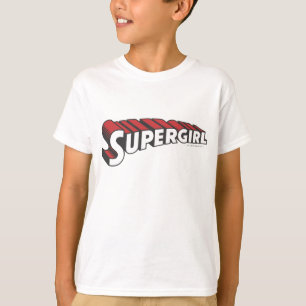Camiseta Logotipo rojo y blanco de Supergirl