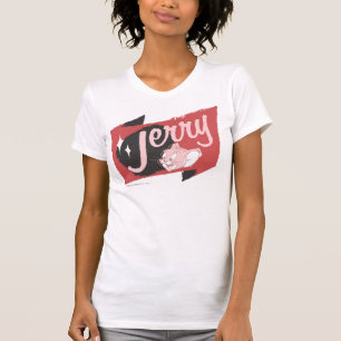 Camiseta Logotipo rojo y negro de Jerry