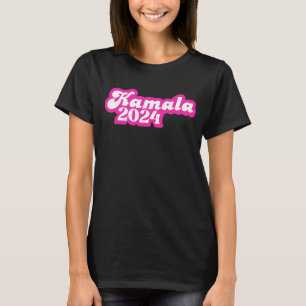 Camiseta Logotipo rosa de la chica Kamala Harris 2024