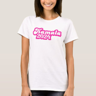 Camiseta Logotipo rosa de la chica Kamala Harris 2024