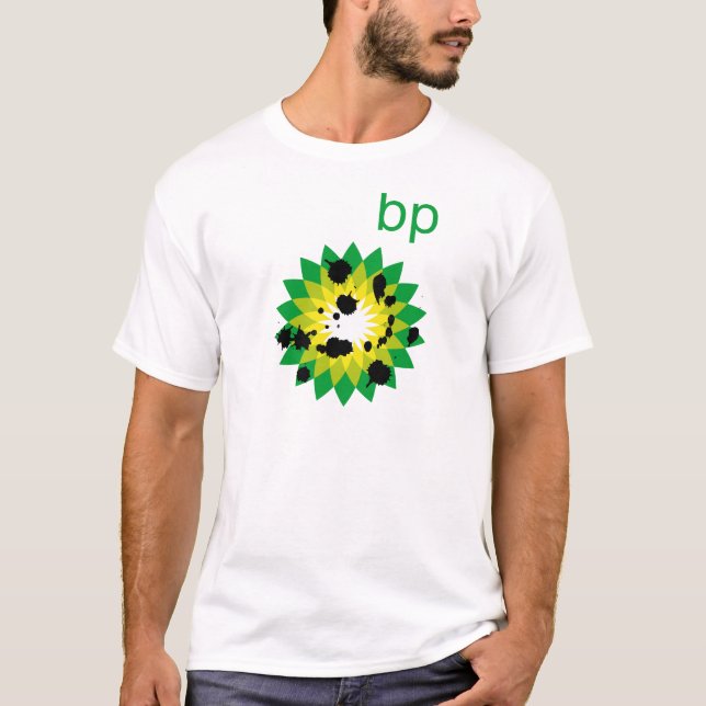 Camiseta Logotipo salpicado aceite de BP (Anverso)
