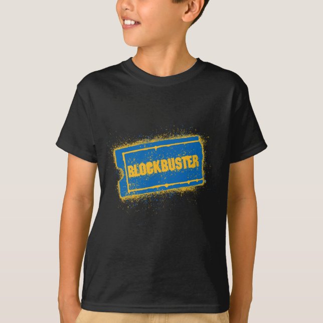 Camiseta Logotipo salpicado de buhoneros de bloqueo (Anverso)