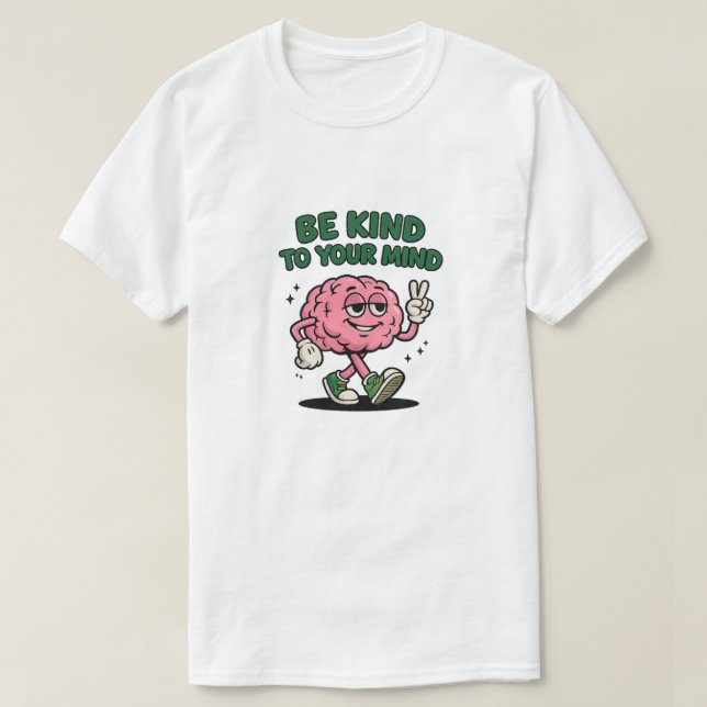 Camiseta logotipo Sé amable con tu mente (Diseño del anverso)