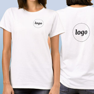 Camiseta Logotipo Simple Cresta y Promoción Empresarial Tra