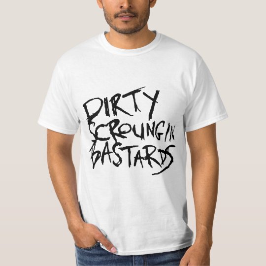 Camiseta Logotipo sucio de los bastardos de Scroungin -