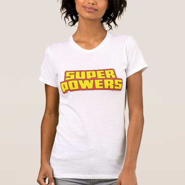 Camiseta Logotipo Super Powers™ Amarillo (Anverso)