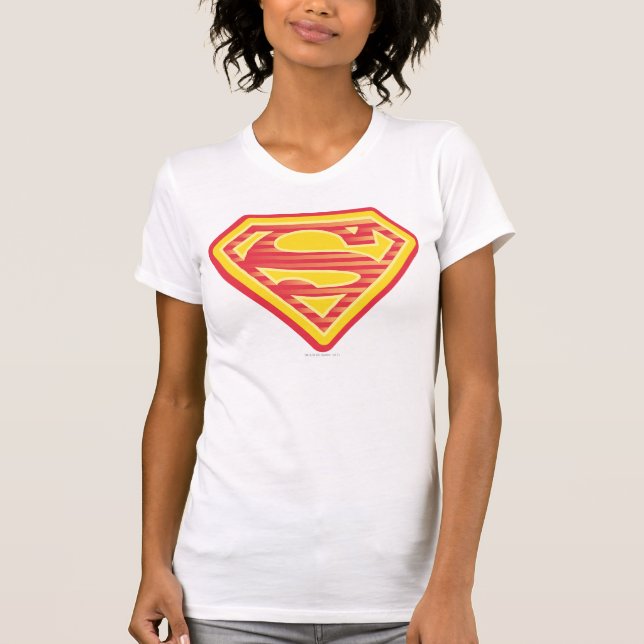 Camiseta Logotipo Supergirl Far-Out (Anverso)