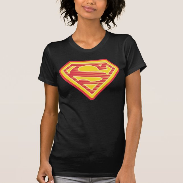 Camiseta Logotipo Supergirl Far-Out (Anverso)