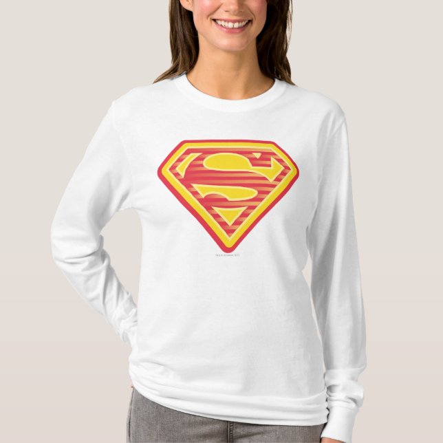 Camiseta Logotipo Supergirl Far-Out (Anverso)
