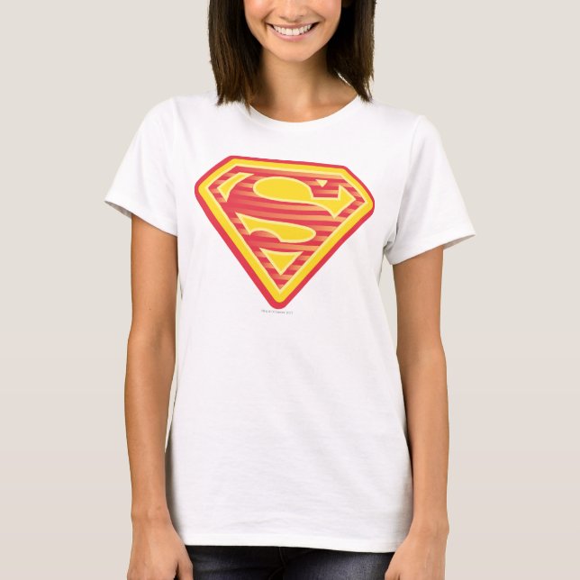 Camiseta Logotipo Supergirl Far-Out (Anverso)