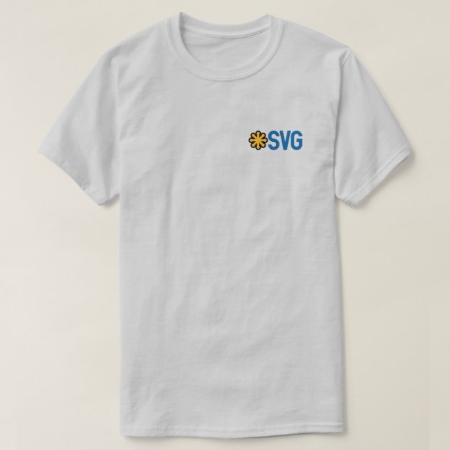 Camiseta Logotipo SVG (Diseño del anverso)