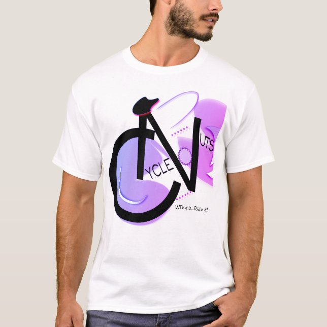 Camiseta Logotipo T de American Apparel CycleNuts (Anverso)