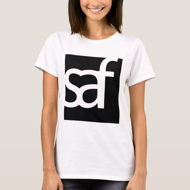 Camiseta Logotipo T del SAF (frente y parte posterior) (Anverso)