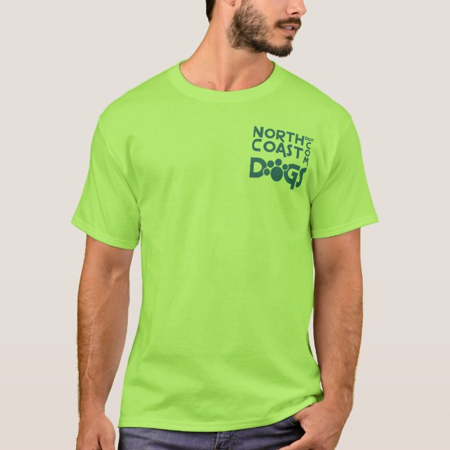 Camiseta Logotipo transparente del bolsillo de NCD (Anverso)