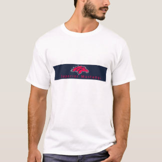 Camiseta logotipo un res más alto del mustango